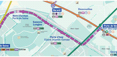 Le T2 rejoint la porte de Versailles