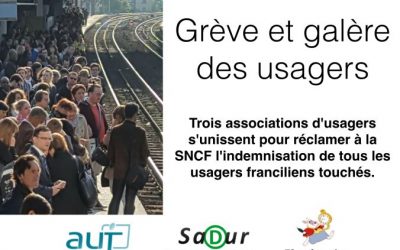 Grève SNCF : indemnisation des usagers franciliens