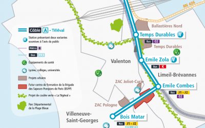 Transport par câble Téléval Créteil  Villeneuve-St-Georges : un projet à concrétiser rapidement