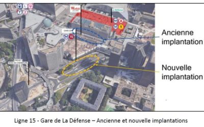 Ligne 15 ouest : faciliter autant que possible les correspondances à La Défense